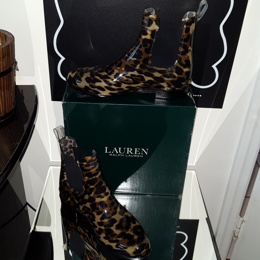 *SOLD *LAUREN RALPH LAUREN TALLY-BO-RAI LEOPARD