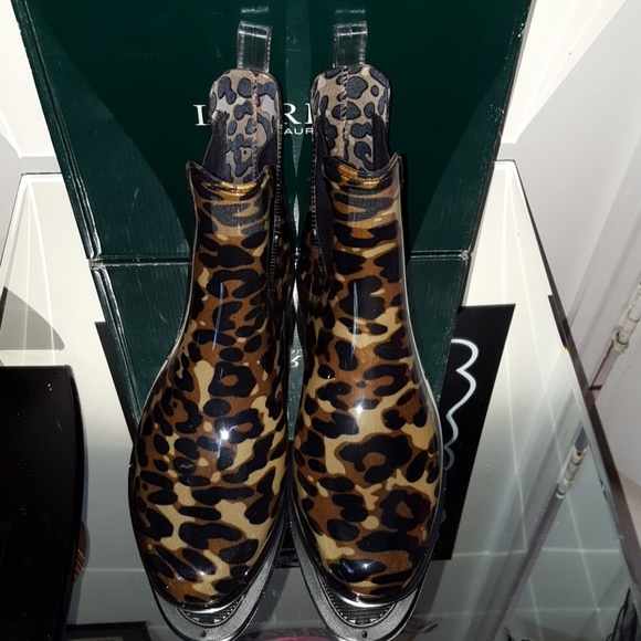 *SOLD *LAUREN RALPH LAUREN TALLY-BO-RAI LEOPARD - Picture 2 of 8