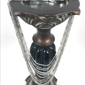 Chloe + Isabel Multi Strand Chain Bib Necklace