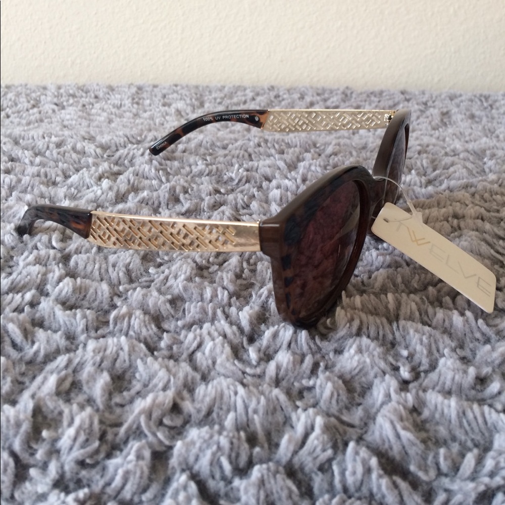 Brand New TWELVE Tortoise Brown & Gold Sunnies - Picture 2 of 6