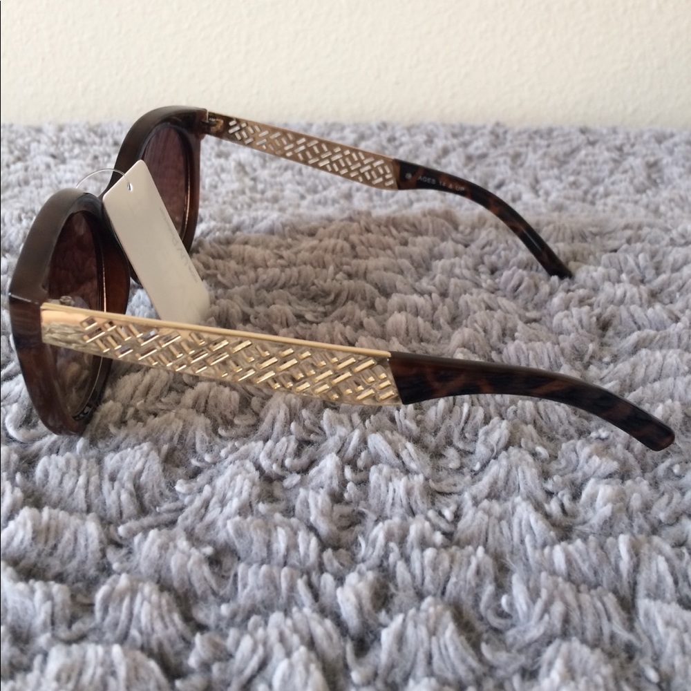 Brand New TWELVE Tortoise Brown & Gold Sunnies - Picture 3 of 6