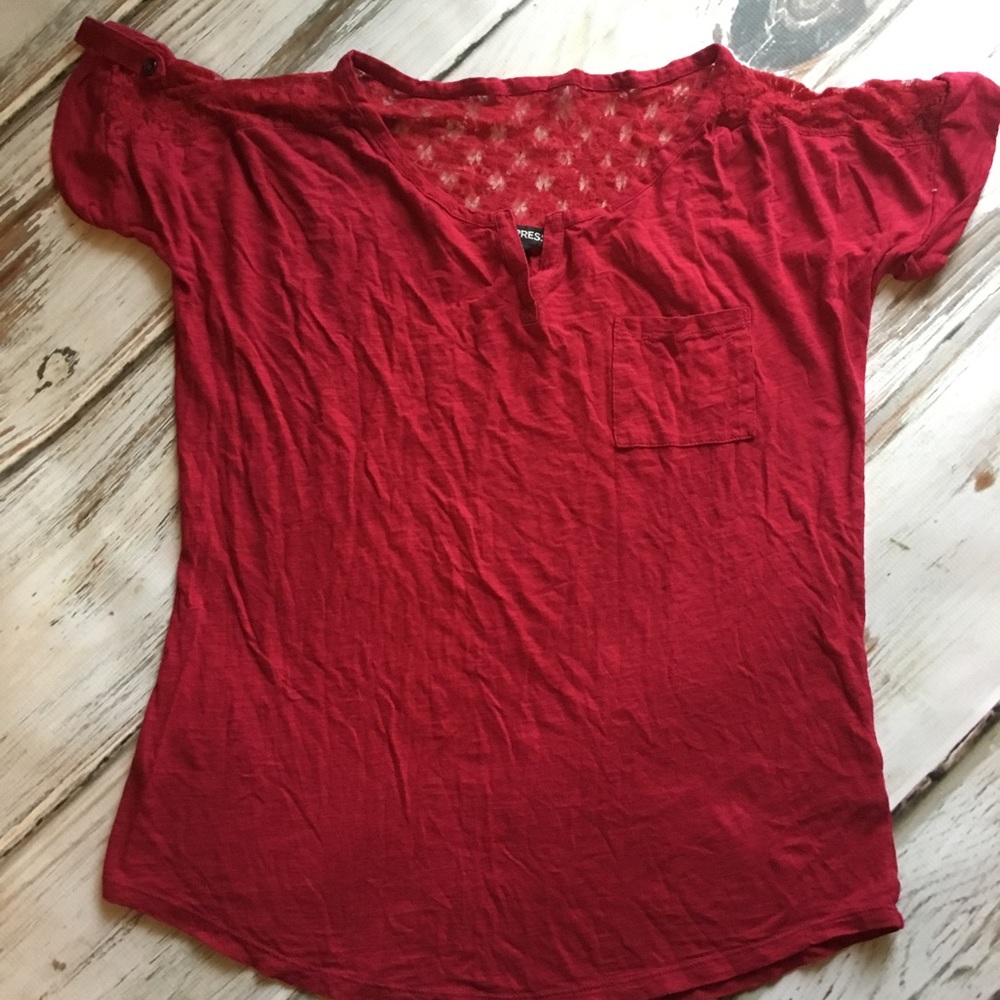 ✨Express cotton and lace shirt !