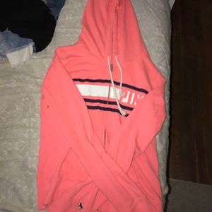 ON SALE!!! A zip up pink sweatshirt