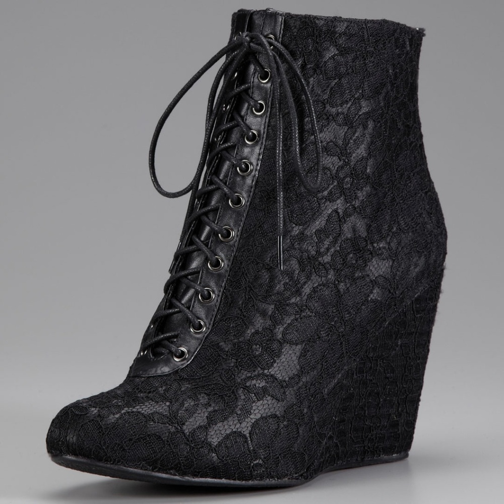 Madison Harding - Mel Lace-Up Wedge Bootie