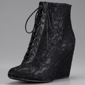 Madison Harding - Mel Lace-Up Wedge Bootie