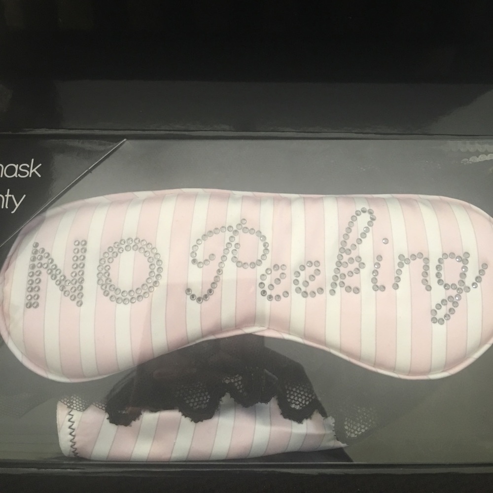Victoria's Secret Eyemask and Panty