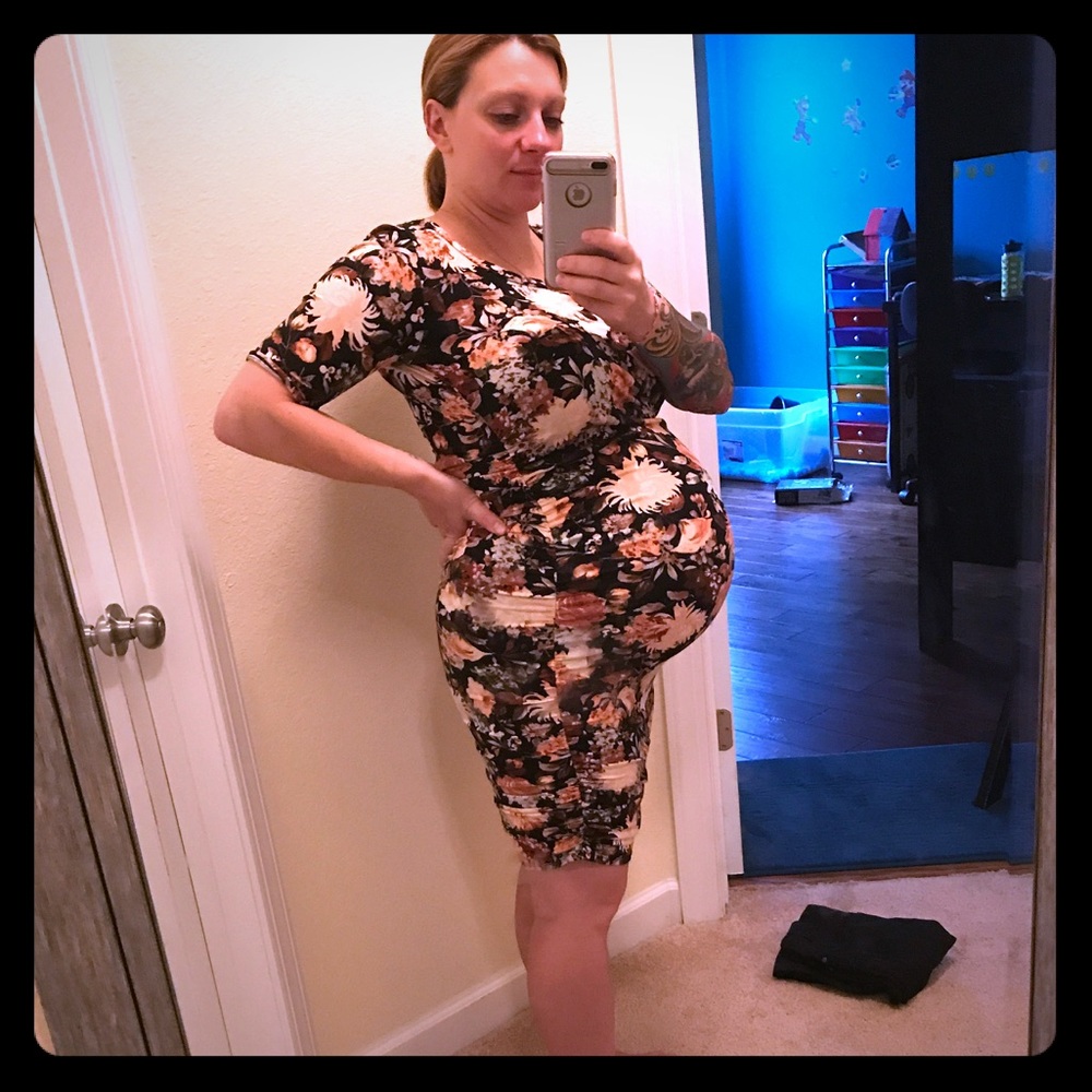 Floral Maternity Dress