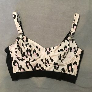 Bebe leopard bra top 90's Y2K Small SUPER CUTE