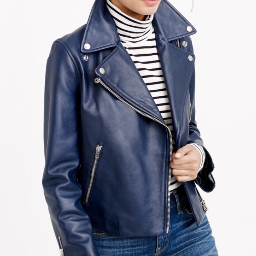 J. Crew Leather Jacket