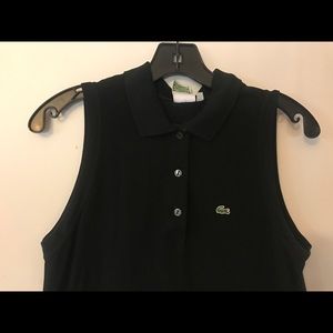 Lacoste collar tank dress