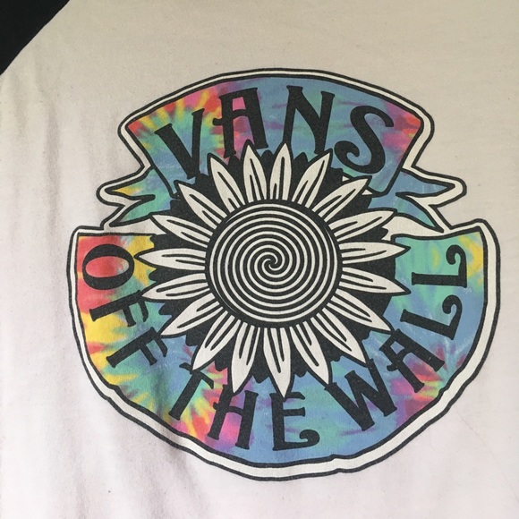 Vans "Off The Wall" Baseball Tee - Picture 2 of 4