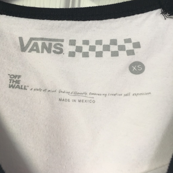Vans "Off The Wall" Baseball Tee - Picture 3 of 4