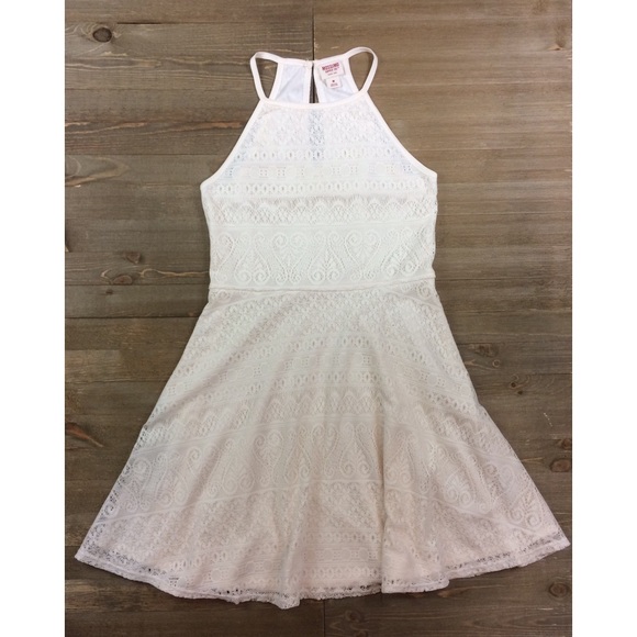 Mossimo Supply Co. Dresses & Skirts - Lace Square Neck Skater Dress