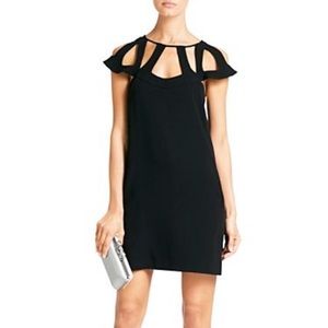 Genuine DVF Achava standout mini dress w cutout