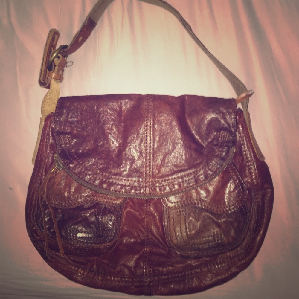 Lucky Brand brown leather bag