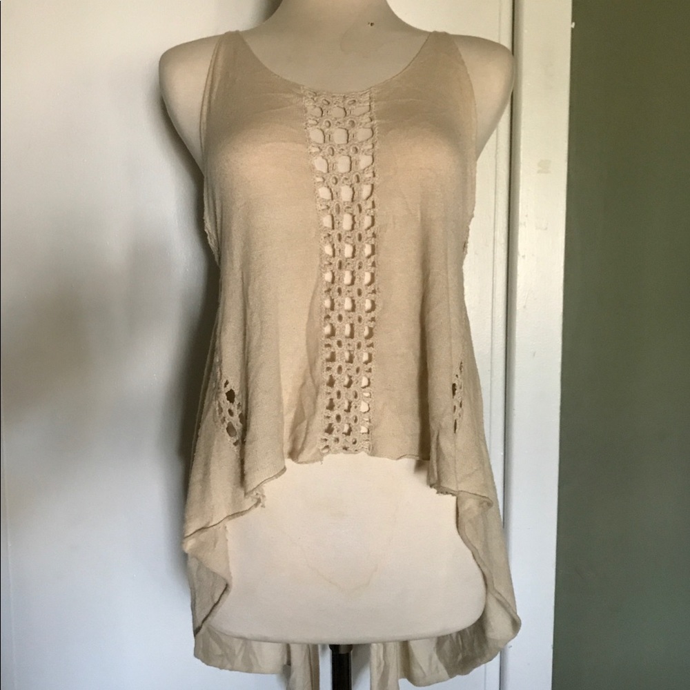 Knit & crochet tunic top