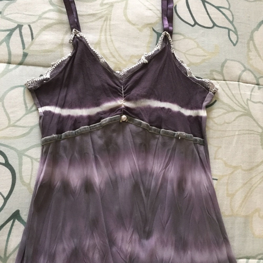 🌟Clearout Sale Boho Tie Dye/Lace Slip Dress