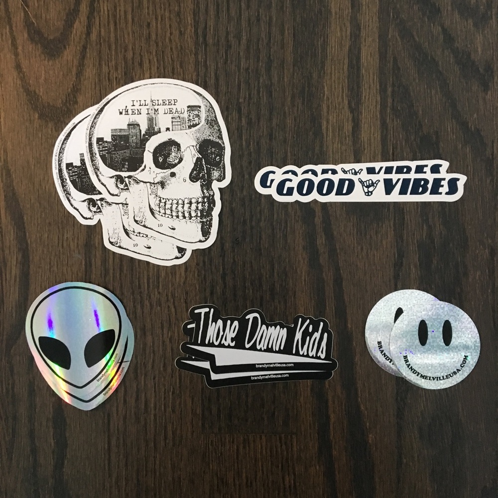 Brand New Brandy Melville Stickers!!!!