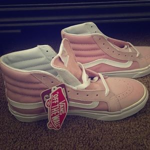 Pink suede vans