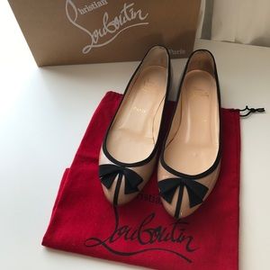 Louboutin Balinodo Nude Flat  size 37.5 (US 7)