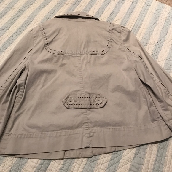 {ann taylor loft} khaki blazer - Picture 3 of 4