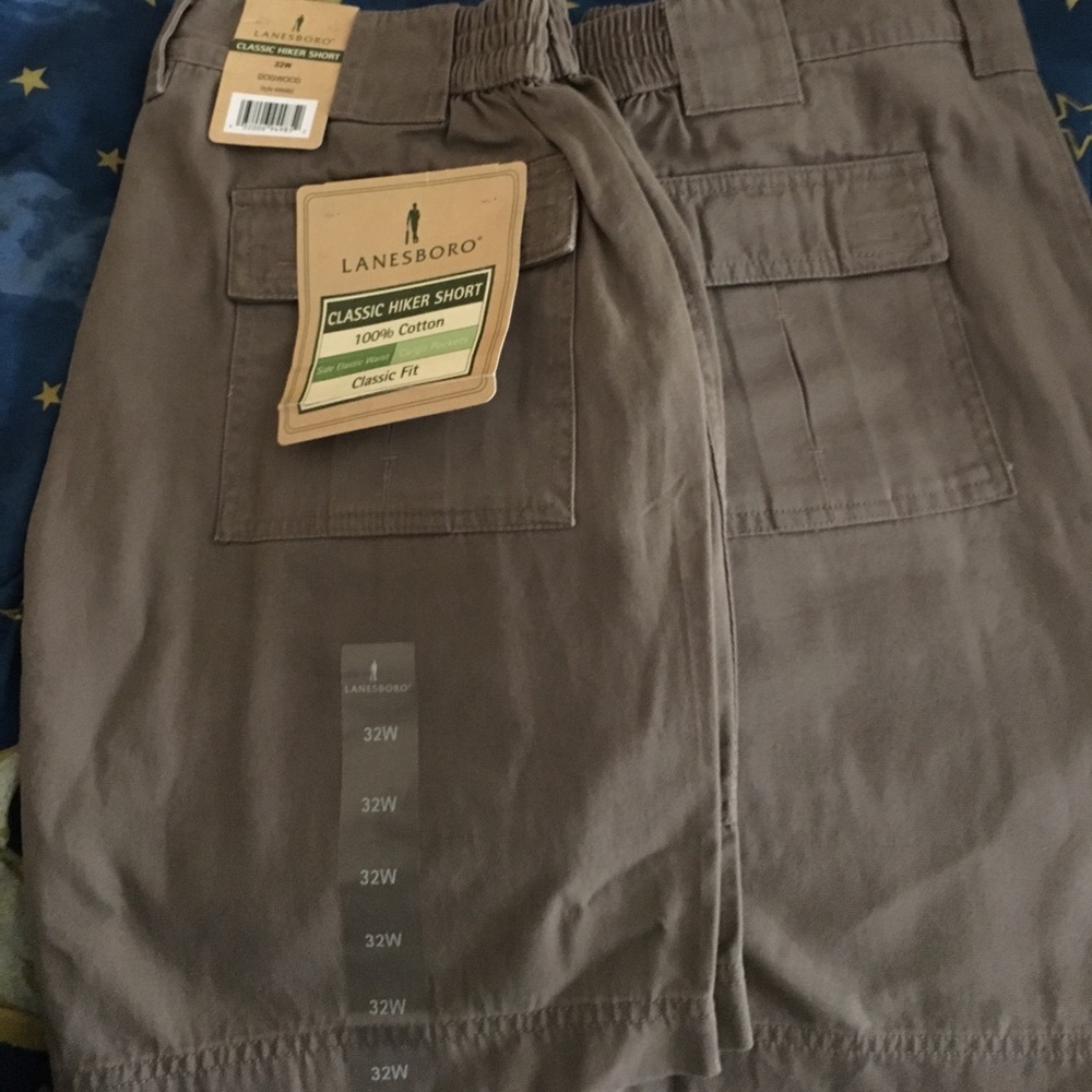 Two new pair of women's classic hiker shorts.