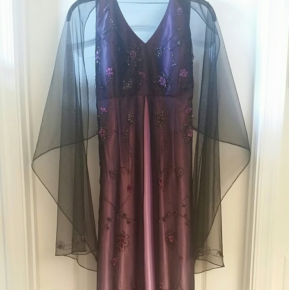 NightWay Collection Halter Top Ball Gown