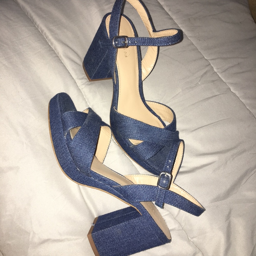Jean heels