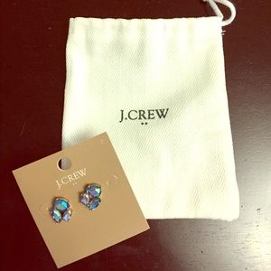 J Crew Crystal Trio Earrings