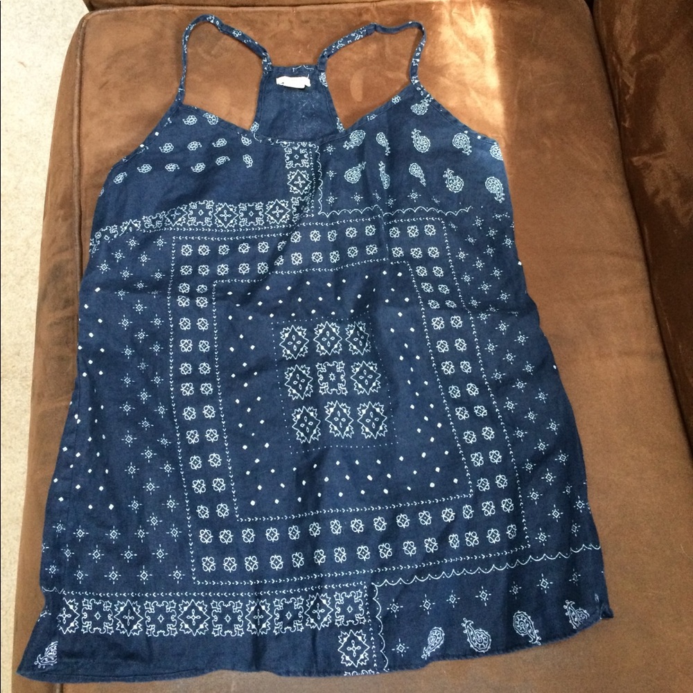 JCrew bandana tank