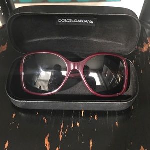 Dolce & Gabbana Square Sunglasses in Opal Red