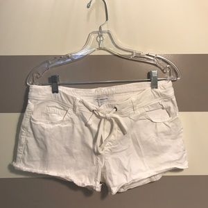 James Perse White Jean shorts