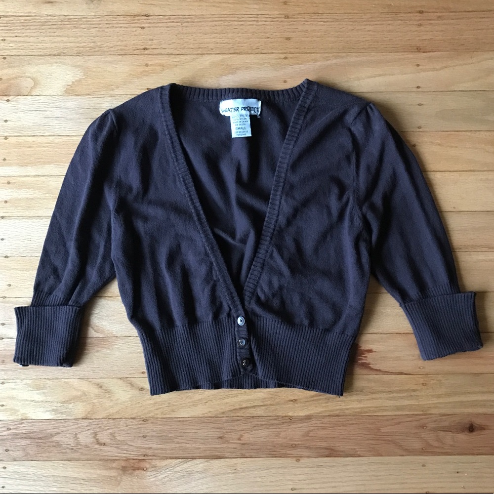 Dark Brown Cardigan/Sweater
