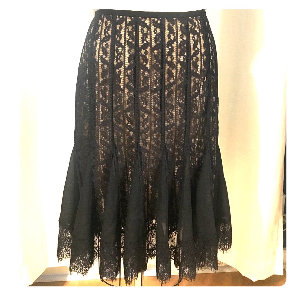 Ann Taylor LOFT Lace Aline Skirt