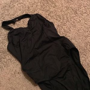 Black ballet leotard