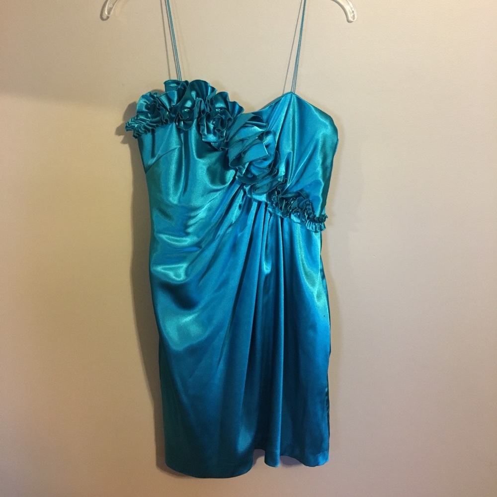Satin cocktail dress