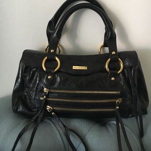 Black Gold Charles David Leather Purse