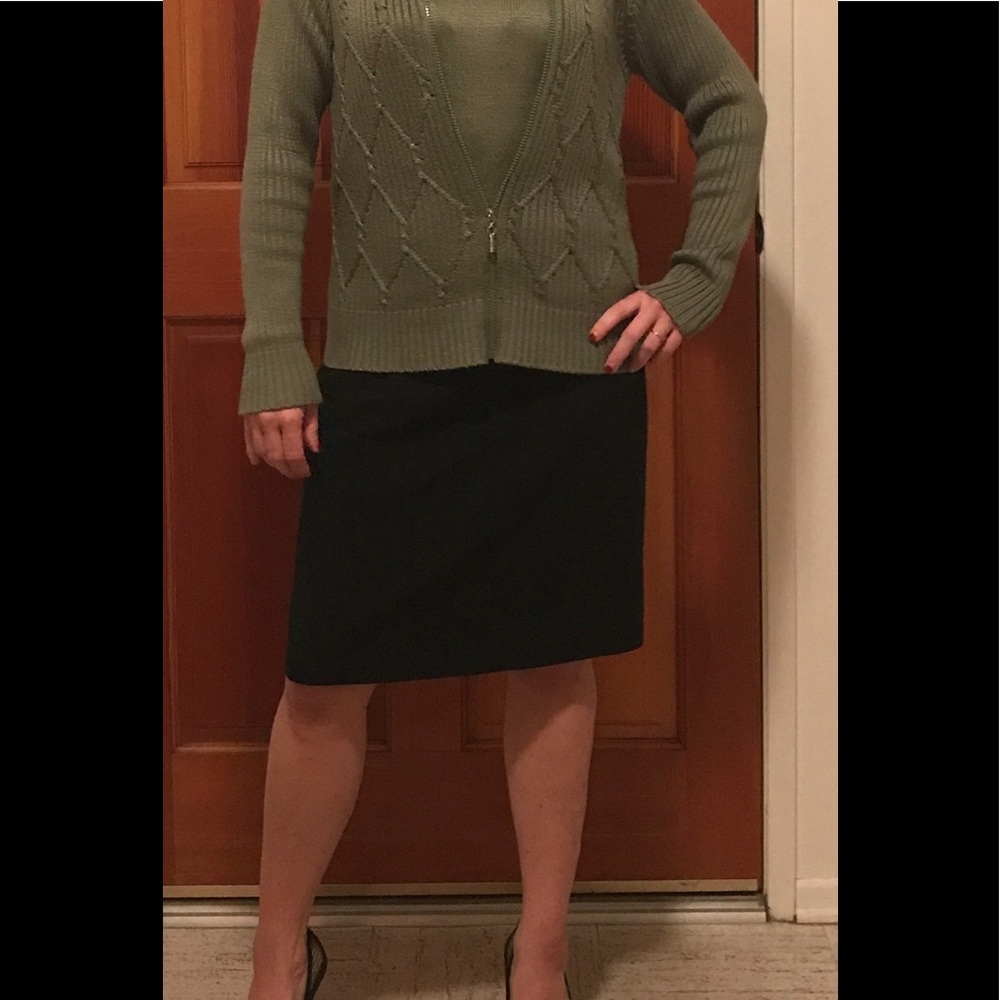 Professional Black Pencil Skirt