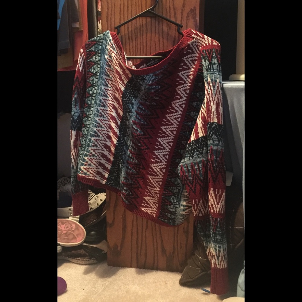 Off the shoulder sweater