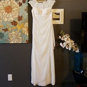 White lace dress