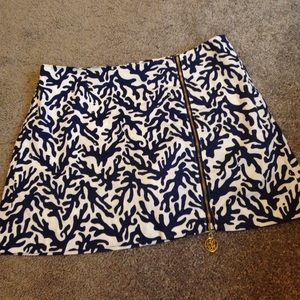 New Lilly Pulitzer Skort Navy and White Nautical