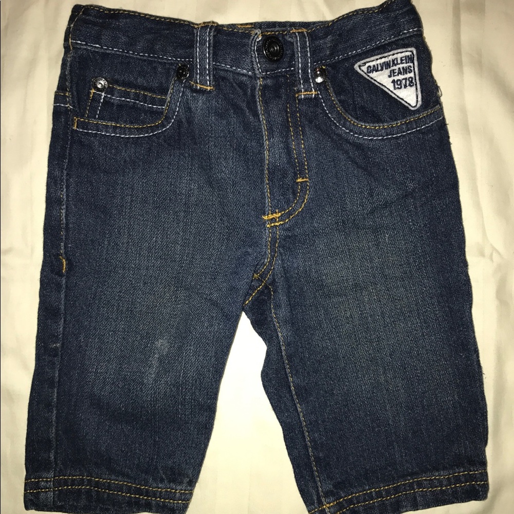 Only Worn Twice Calvin Klein Jeans 👖! Size 0-3 mo