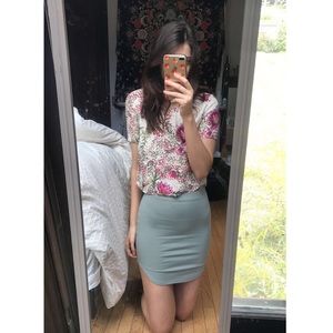 Haute Hippie Cropped Silky T Shirt