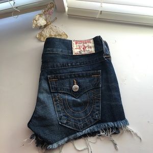 True Religion Jean shorts