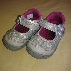 Sparkly silver Surprize Shoes