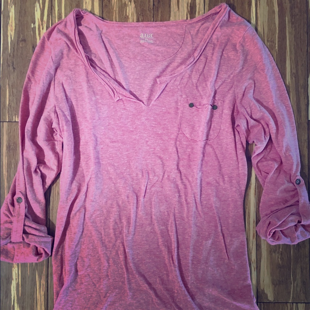 a.n.a. 3/4 sleeve shirt! 3 COLORS Available!!!