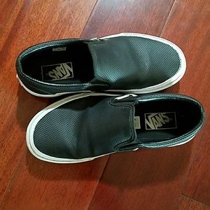 Vans perforated slip on sneakers