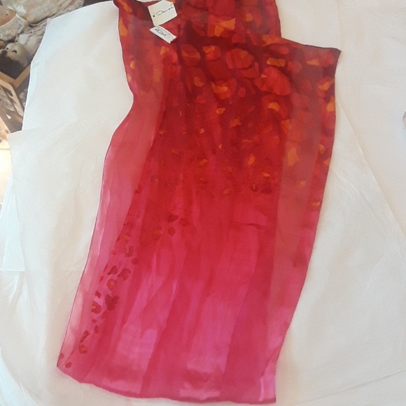 Oscar by Oscar de la Renta silk scarf new with tag - Picture 4 of 8