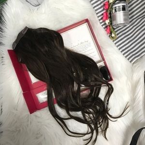 Luxy Hair Extensions. Dark Brown. 20in. 160g NWT