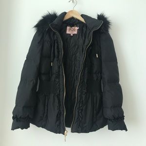 Juicy Couture Classic Black Puffer size M